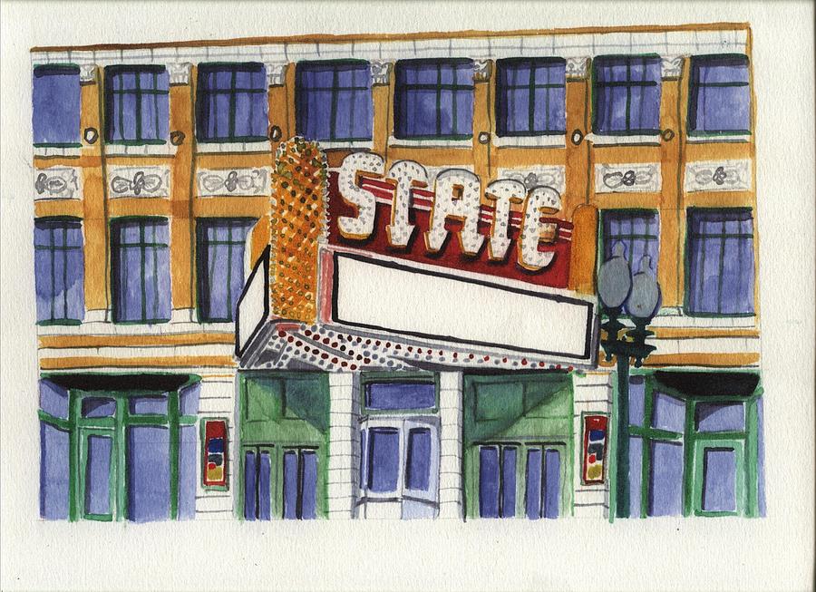 State Painting - State Theater #2 by Rodger Ellingson