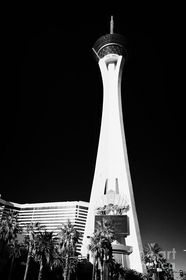 Las Vegas Photograph - statosphere hotel tower and casino Las Vegas Nevada USA #2 by Joe Fox