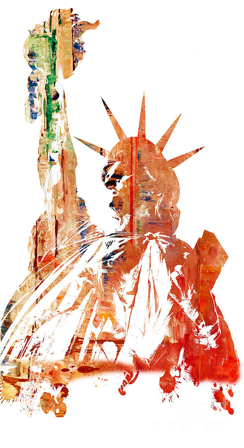 Statue of Liberty Painting by Doc Braham