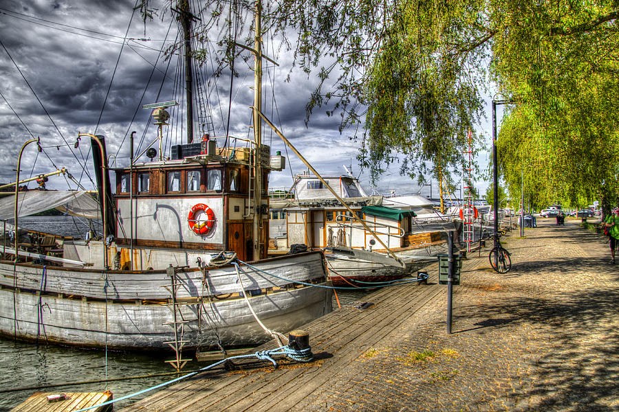Boat Photograph - Stockholm Harbor    Sweden #2 by Jon Berghoff