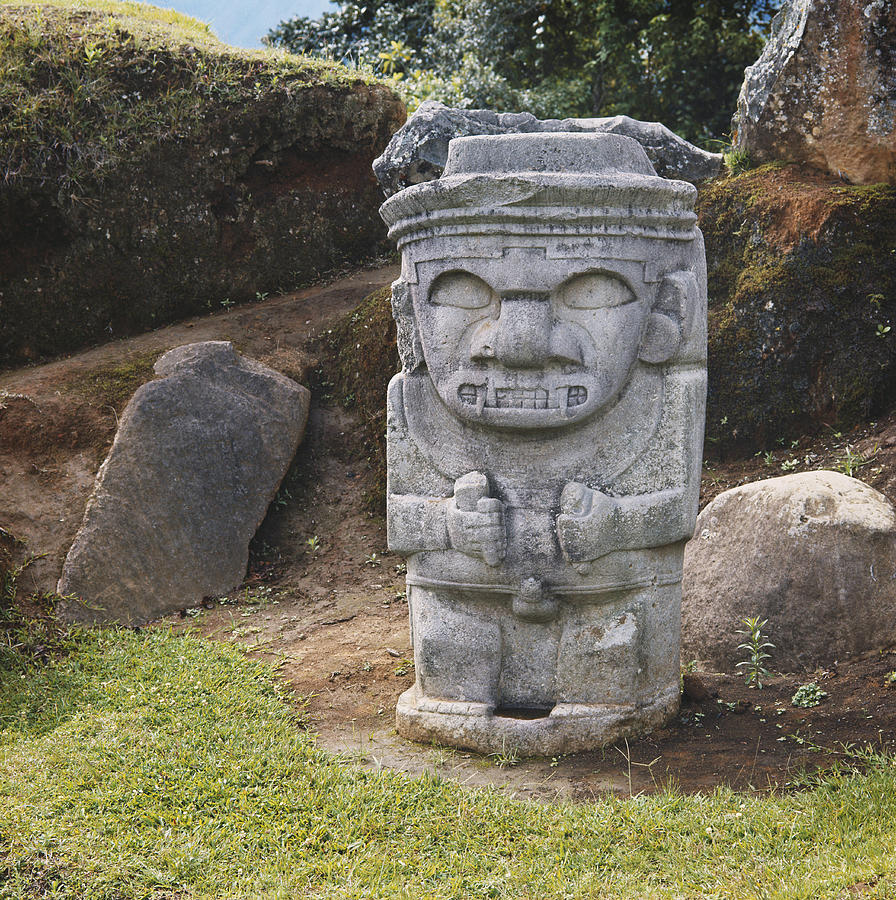 Stone Warrior, Colombia #2 Photograph by George Holton