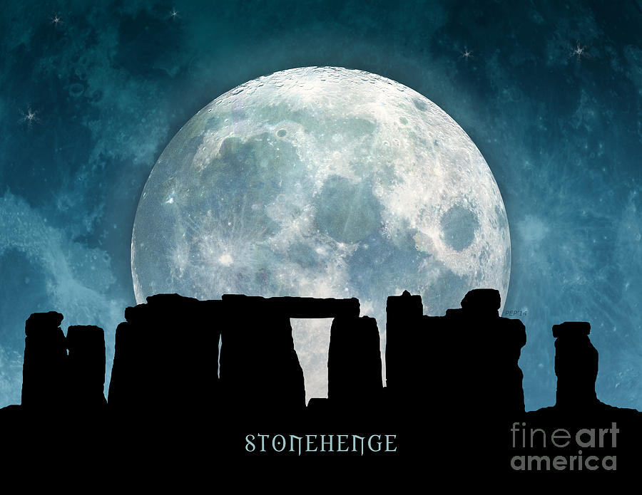 Stonehenge Digital Art by Phil Perkins