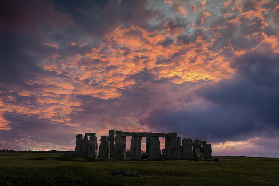 Stonehenge Winter Solstice Photograph by Graham Moore