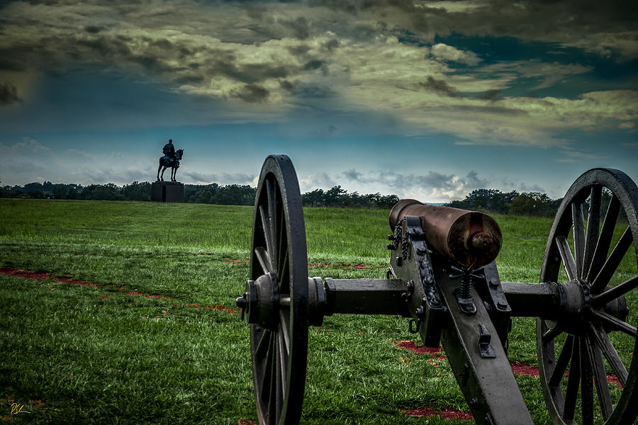 Battlefield Photograph - Stonewall at Henry Hill by Pat Scanlon Battlefield Photograph - Stonewall at Henry Hill by Pat Scanlon