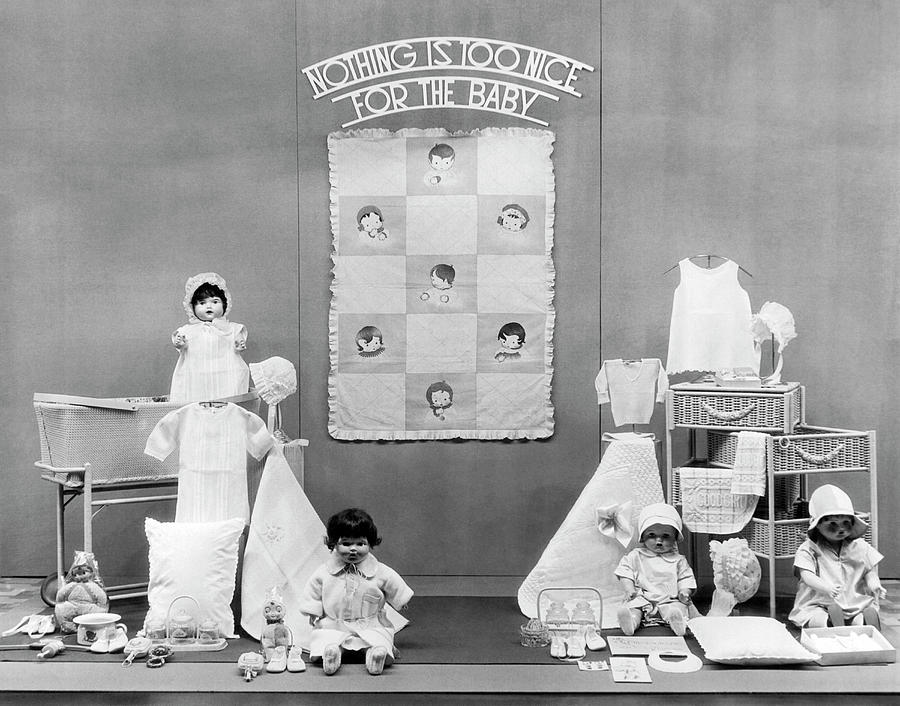 Store Window Fashion Display #2 Photograph by Underwood Archives