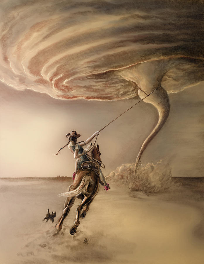 Stormchaser #3 Painting by MGL Meiklejohn Graphics Licensing