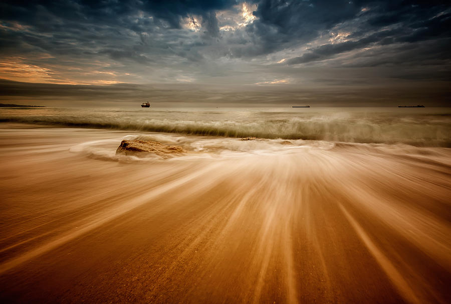 Stormy Sea At Sunrise Photograph By Evgeni Ivanov Fine Art America 7549