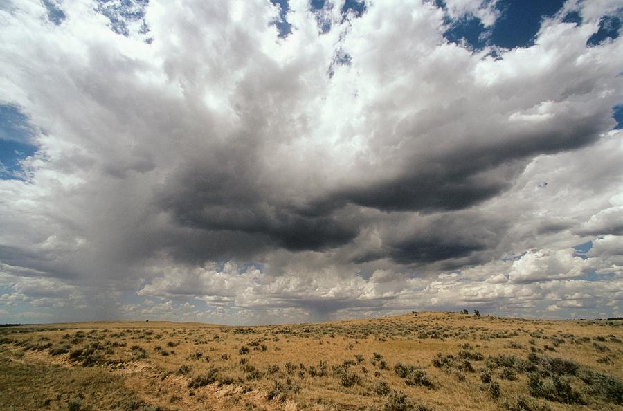 Stormy Sky Over Plains Photograph by Jim Reed Photography/science Photo ...