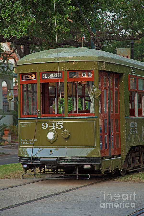 Streetcar Photograph by Susie Hoffpauir Streetcar Photograph by Susie Hoffpauir