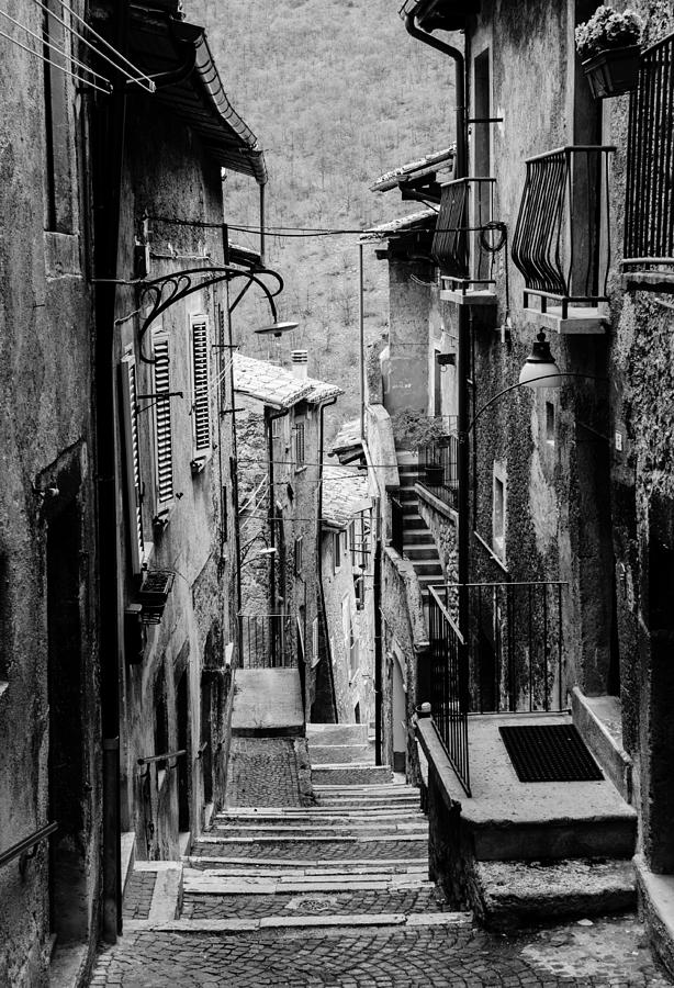 Streets of Scanno - Italy  Photograph by AM FineArtPrints