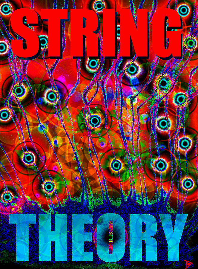 String Theory #3 Painting by David Lee Thompson