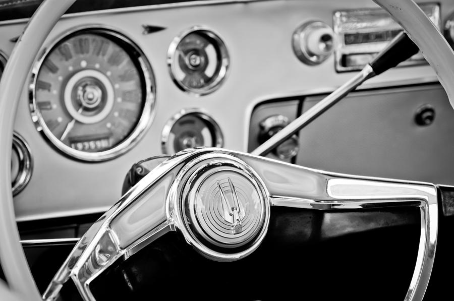 Studebaker Steering Wheel Emblem #2 Photograph by Jill Reger
