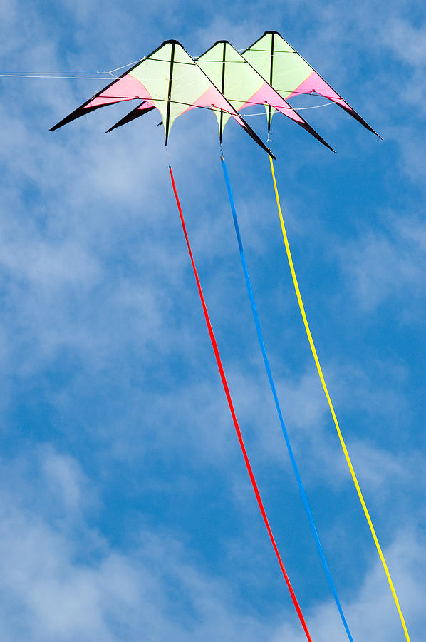 Stunt kite at the Windscape Kite Festival 2011 #1 Photograph by Rob Huntley