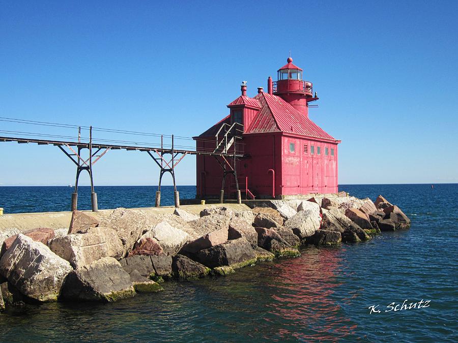 Sturgeon Bay Lighthouse Photograph by Kelly Schutz - Fine Art America