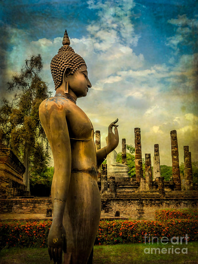 Sukhothai Buddha #3 Photograph by Adrian Evans
