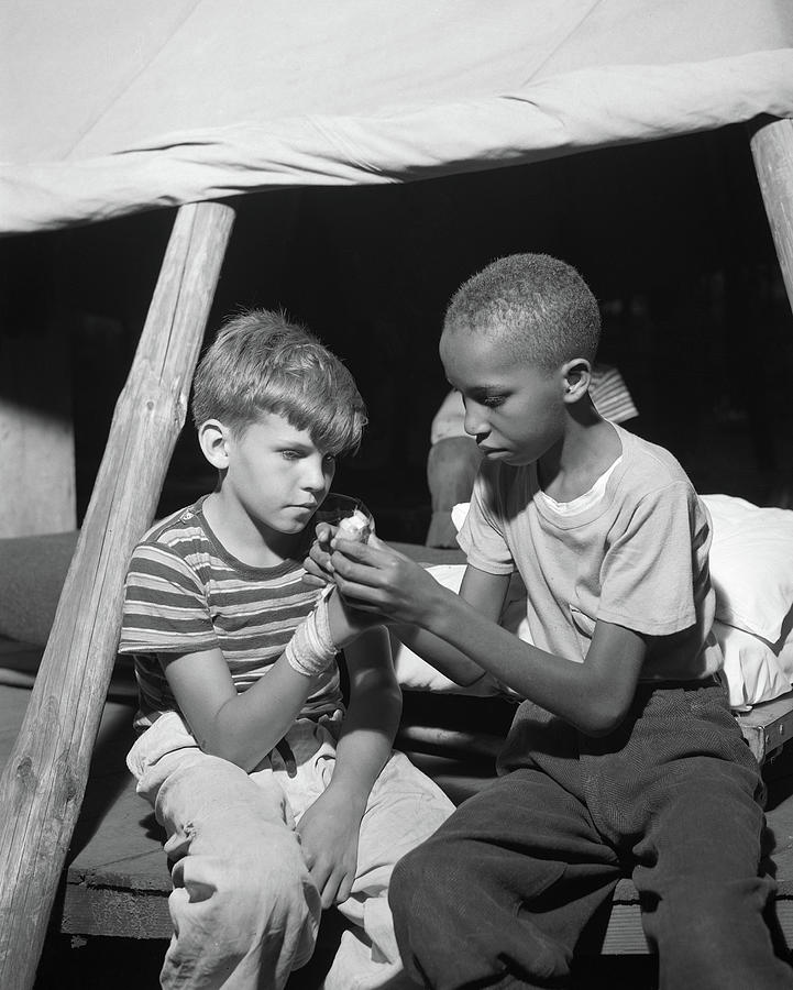 Summer Camp, 1943 #2 Photograph by Granger