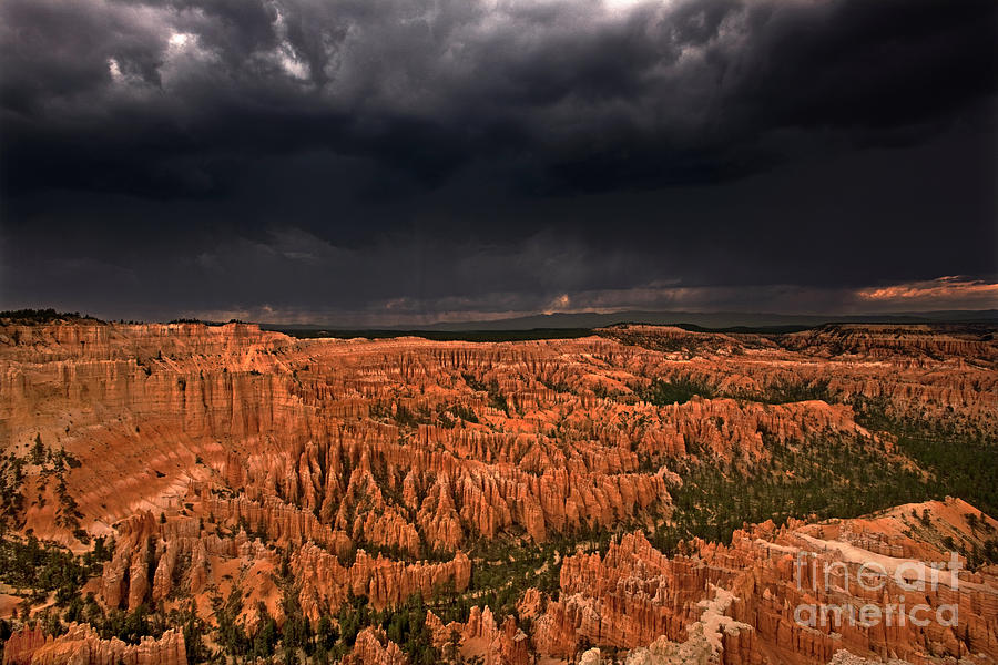 Summer Thunderstorm Bryce Canyon National Park Utah #2 Photograph by Dave Welling