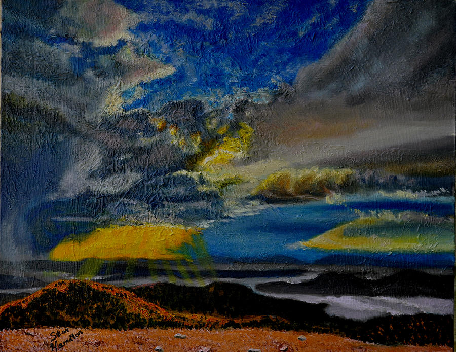 Sun and Clouds #2 Painting by Stan Hamilton