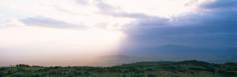 Sunbeams Radiating Through Clouds Photograph By Panoramic Images Pixels