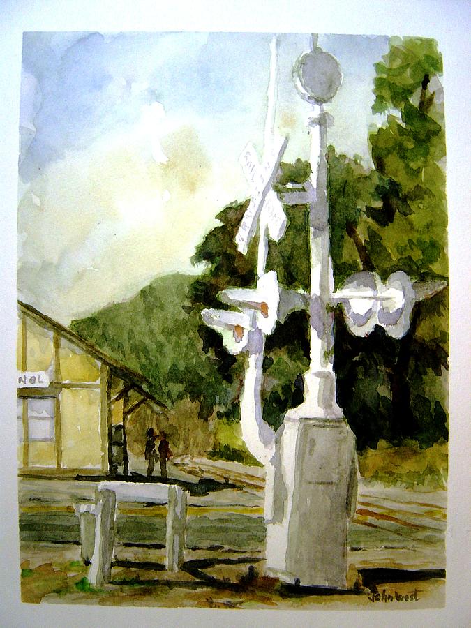 Sunol Station Painting by John West