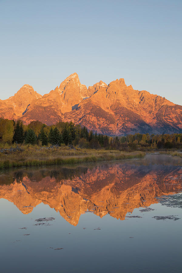 Sunrise At Schwabacher Landing In Fall Photograph by Richard and Susan ...