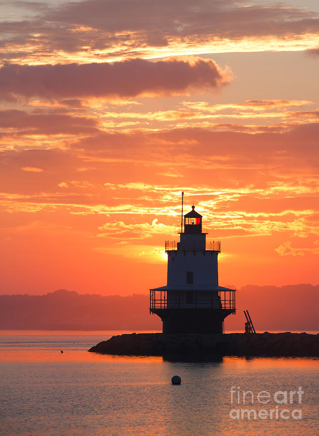 Sunrise at Spring Point Lighthouse #4 Photograph by Diane Diederich