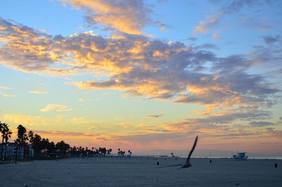 Sunrise At Venice Beach California Photograph
