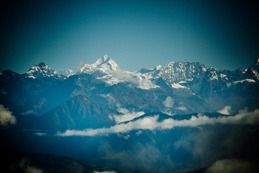 Nature Photograph - Sunrise Himalayas mountain Nepal #2 by Raimond Klavins