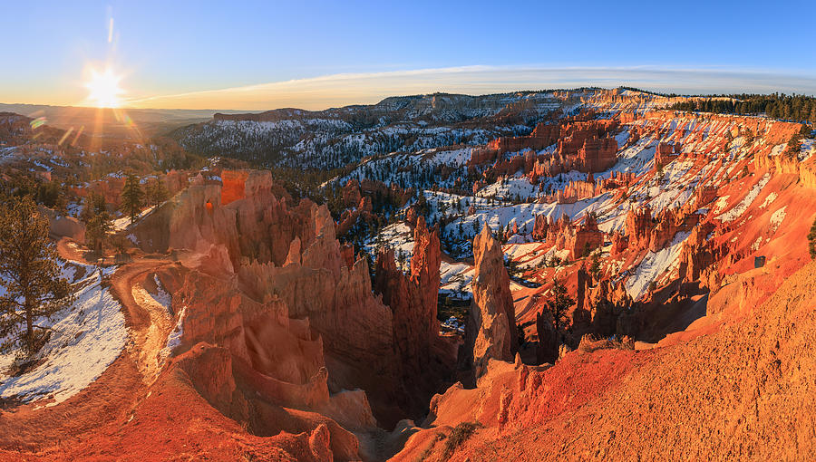 Sunrise In Bryce Canyon National Park Photograph