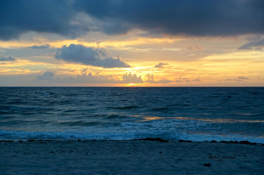 Sunrise in Deerfield Beach #2 Photograph by Rafael Salazar