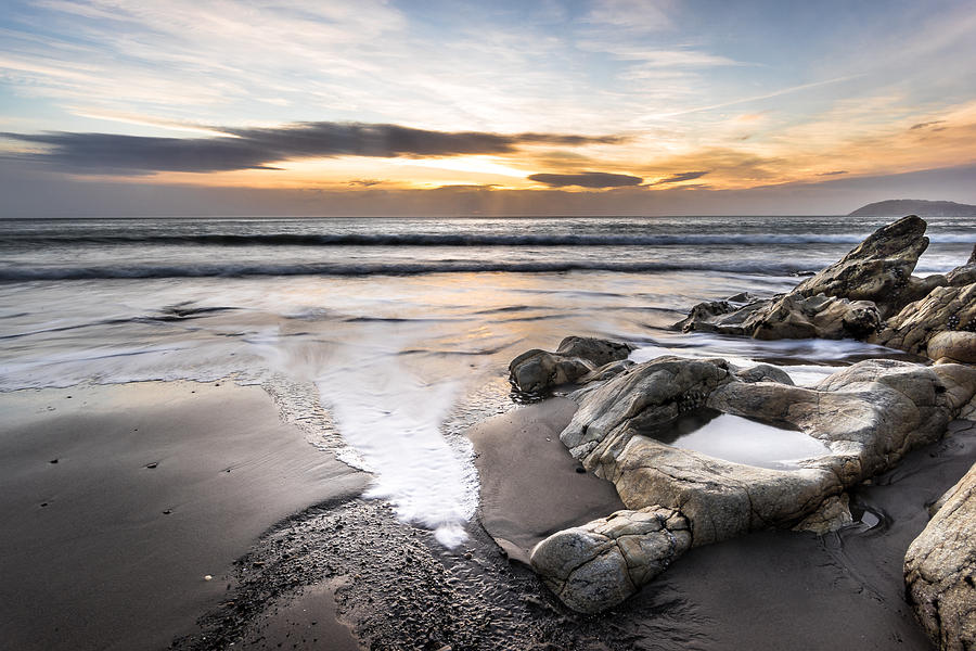 Sunrise in White Rock Dalkey Ireland Photograph by Giuseppe Milo - Pixels