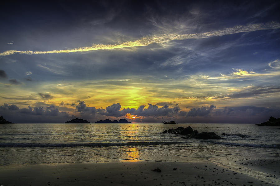 Beach Photograph - Sunrise #2 by Mario Legaspi