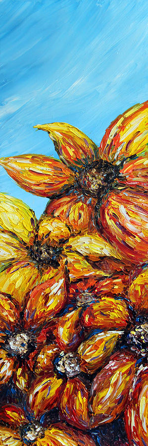 Sunflower Painting - Sunrise by Meaghan Troup