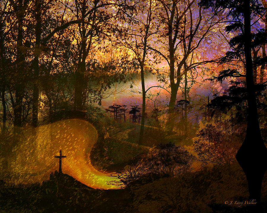 Sunrise Mystery #2 Digital Art by J Larry Walker
