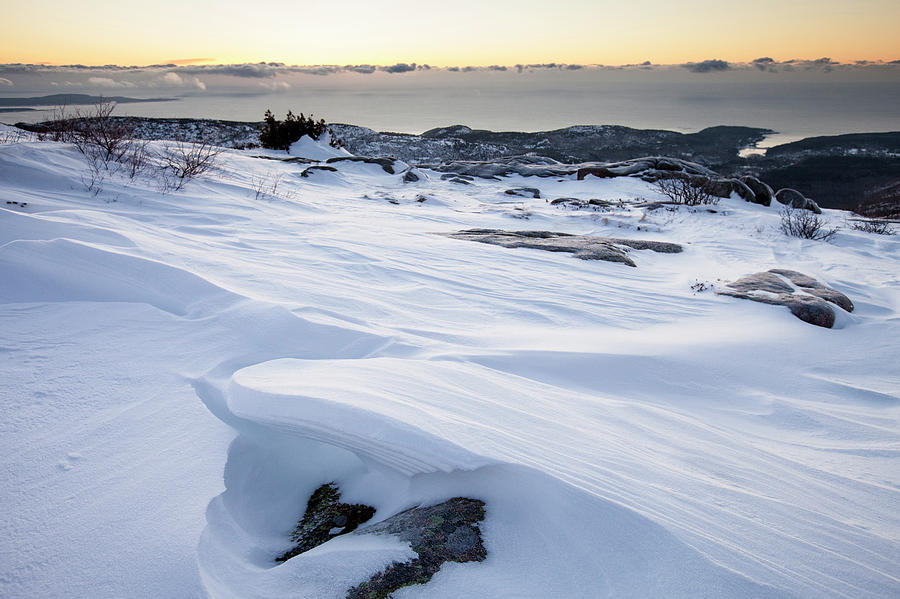 Sunrise On Cadillac Mountain In Acadia Photograph By Jake Wyman Fine