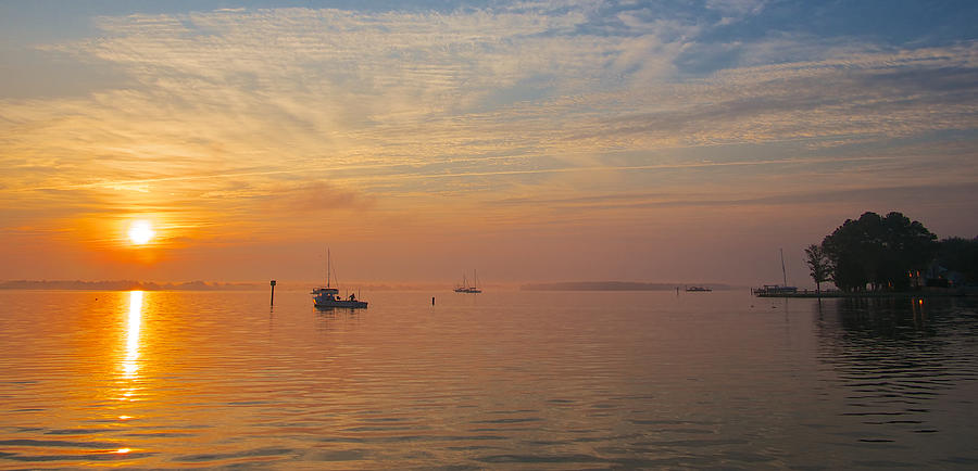 Sunrise on the Chesapeake Bay #2 Photograph by David Kay