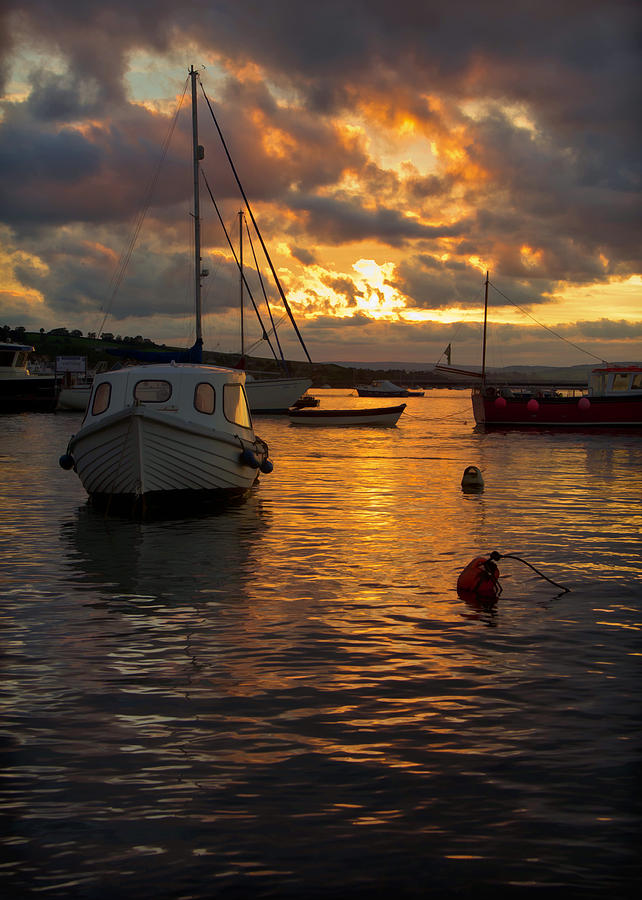 Sunset at Teignmouth #2 Photograph by Pete Hemington