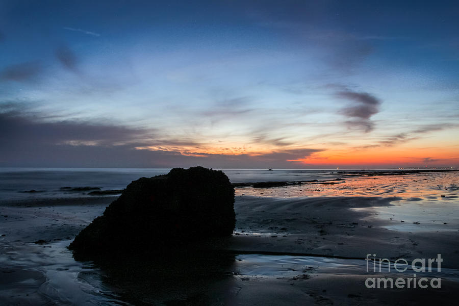 Sunset Handrys Beach #2 Photograph by Henrik Lehnerer