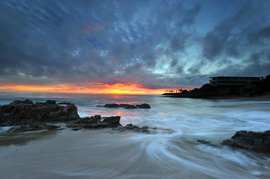 Sunset in Laguna Beach #2 Photograph by Dung Ma