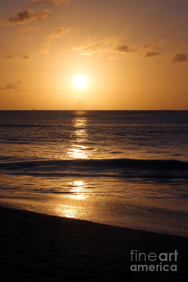 Sunset Photograph - Sunset in the West Indies #2 by Sophie Vigneault