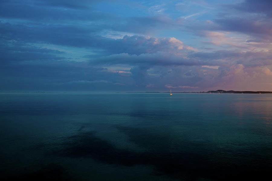 Sunset Over Caribbean Sea, Georgetown #2 Photograph by Panoramic Images