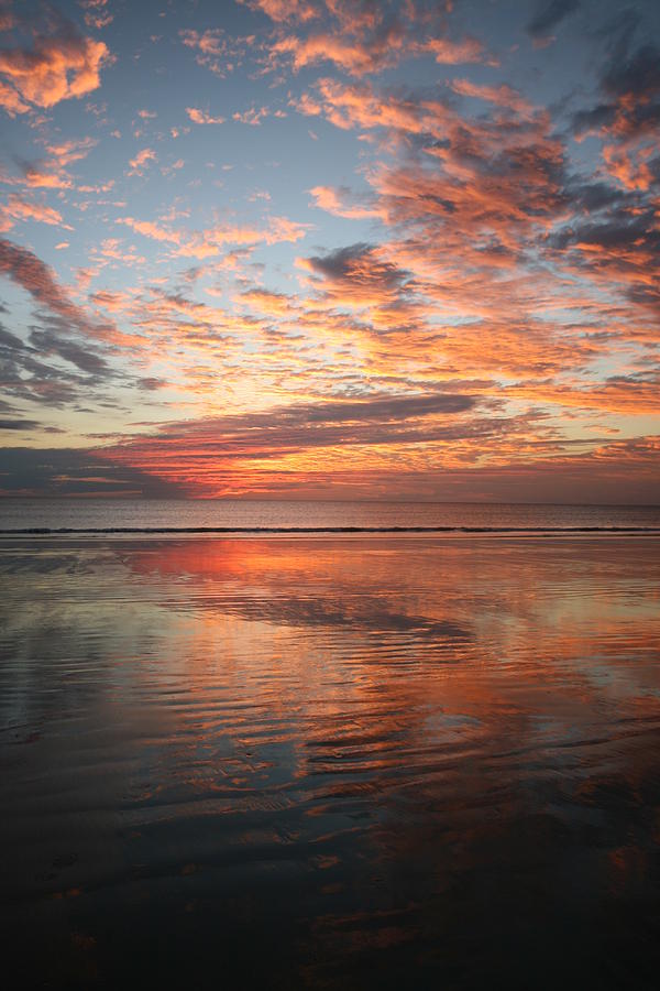 Sunset Reflection Cable Beach Photograph by Carl Koenig - Fine Art America