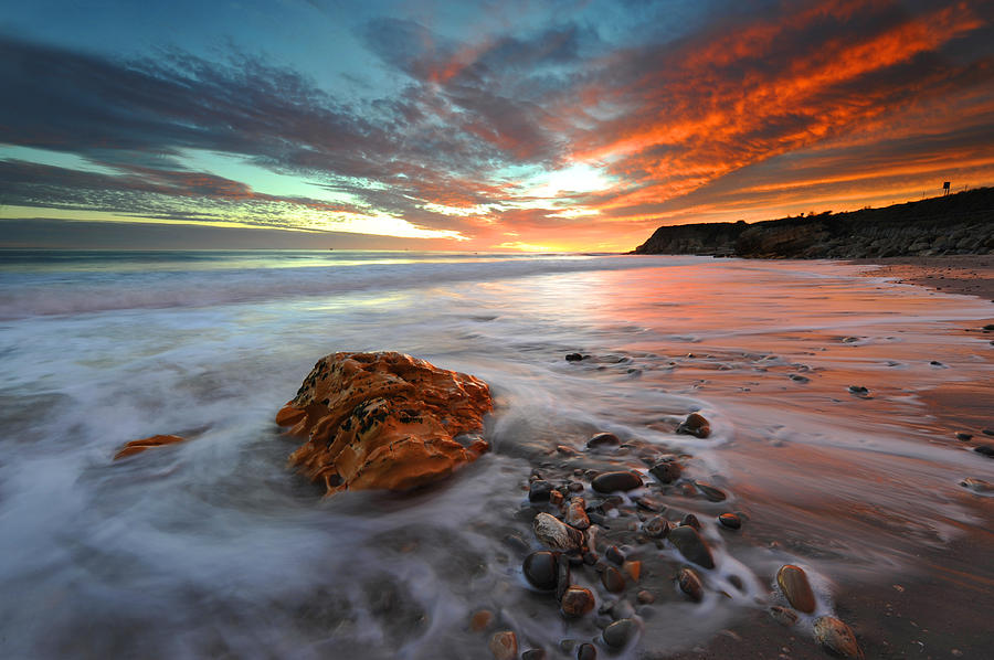 Sunset Refugio State Beach #2 Photograph by Dung Ma
