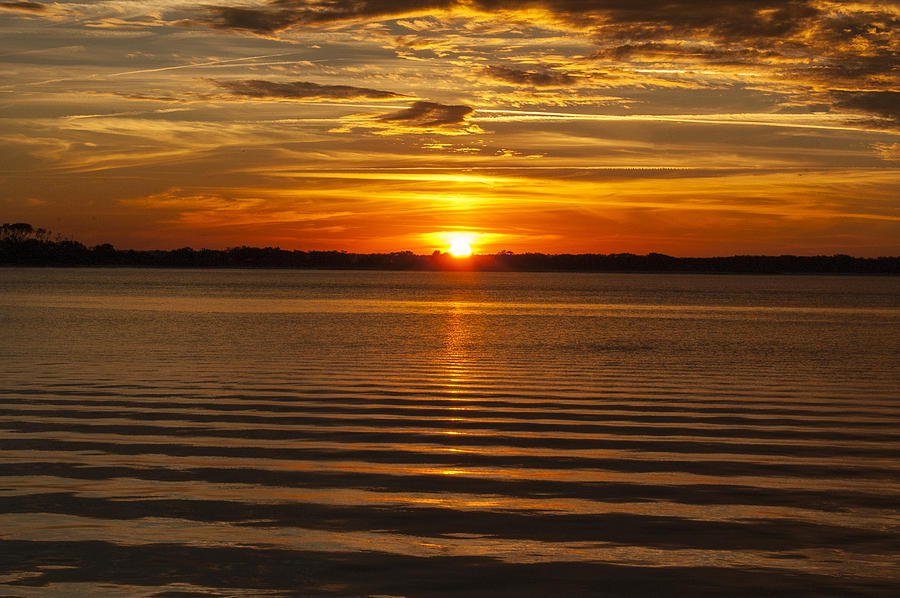 Sunset Ripples Photograph by Island Sunrise and Sunsets Pieter Jordaan ...