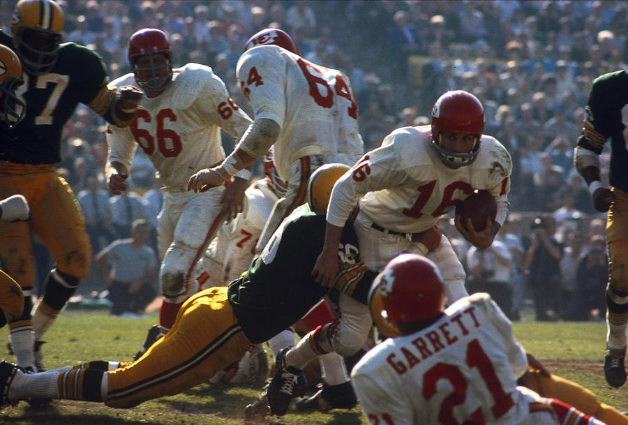 Super Bowl I - Kansas City Chiefs vs Green Bay Packers - January 15, 1967 #2 Photograph by James Flores