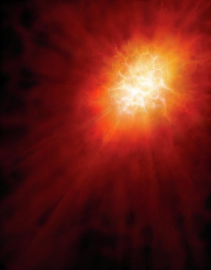 Supernova Explosion #2 Photograph by Mark Garlick/science Photo Library