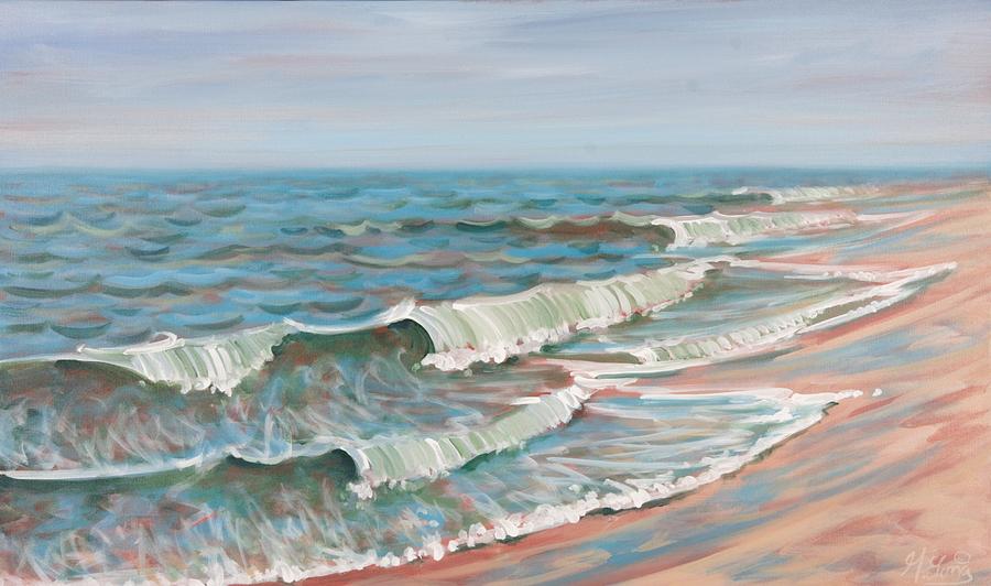 Surf 4 Painting by Gary M Long