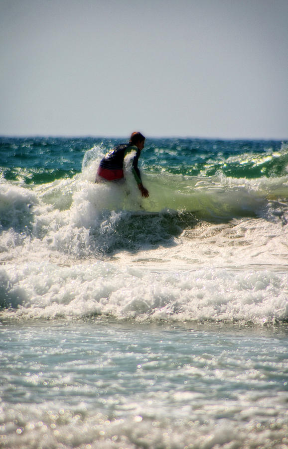 San Diego Photograph - Surfing In California #3 by Doc Braham