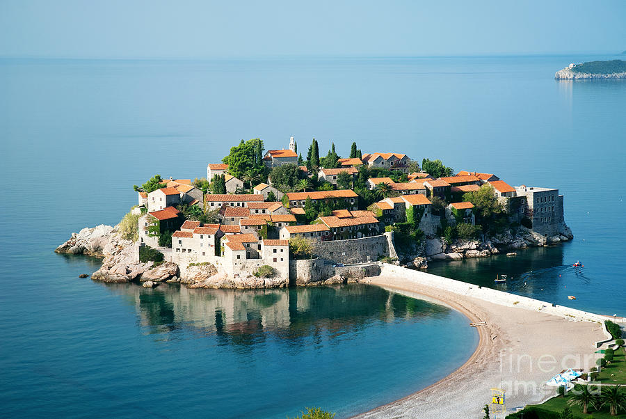 Sveti Stefan Island Resort In Montenegro #2 Photograph by JM Travel Photography