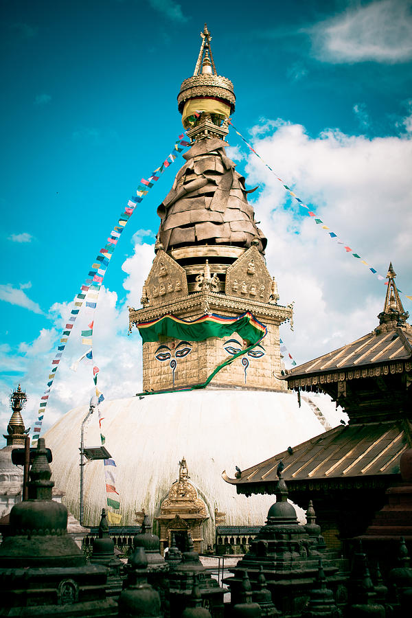 Swayambhunath Stupa in Nepal #2 Photograph by Raimond Klavins